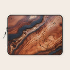 Rustic Wood Tones Laptop Sleeve Gallery Image 1