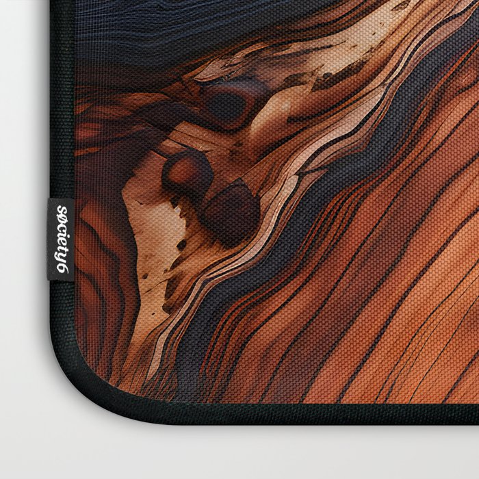 Rustic Wood Tones Laptop Sleeve Gallery Image 3