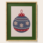 Christmas Bauble Blue And Red Serving Tray Gallery Image 1