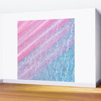 Soft Summer Light 1 - Pastel Pool Water Abstract Wall Mural Gallery Image 2