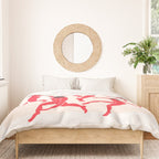 The Dance 3 | Henri Matisse - La Danse | Scarlet Red Edition Duvet Cover Gallery Image 3