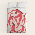 The Dance 3 | Henri Matisse - La Danse | Scarlet Red Edition Duvet Cover Gallery Image 6
