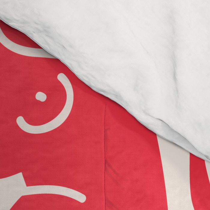The Dance 3 | Henri Matisse - La Danse | Scarlet Red Edition Comforter Gallery Image 4