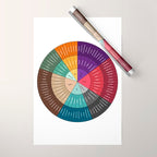 Wheel Of Emotions Wrapping Paper Gallery Image 1
