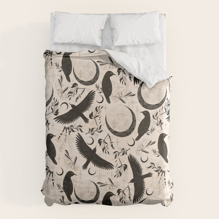 Raven Tarot Light Duvet Cover Gallery Image 1
