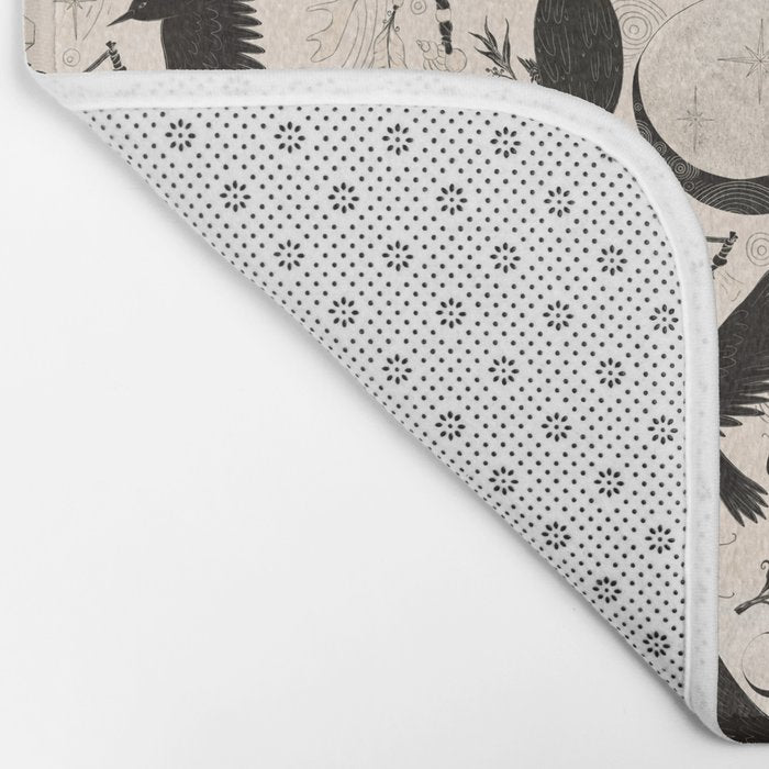 Raven Tarot Light Bath Mat Gallery Image 2