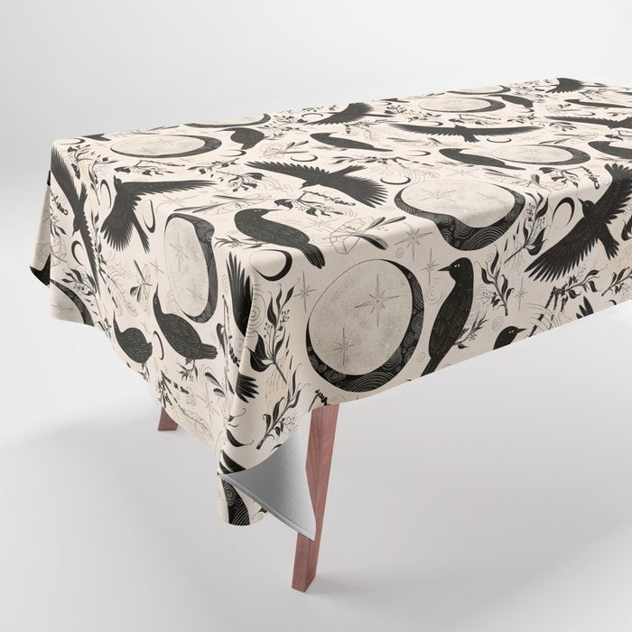 Raven Tarot Light Tablecloth Gallery Image 1