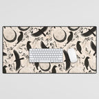 Raven Tarot Light Desk Mat Gallery Image 1