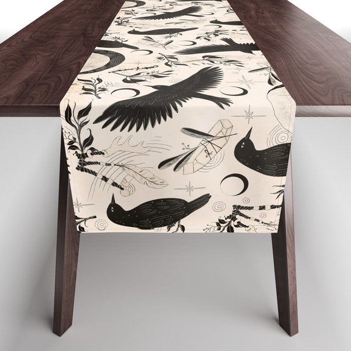Raven Tarot Light Table Runner Gallery Image 1