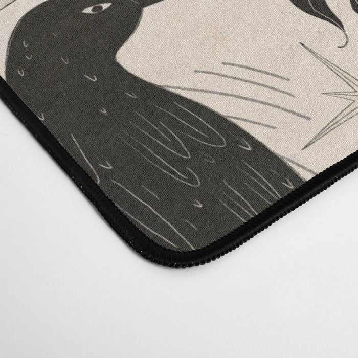 Raven Tarot Light Desk Mat Gallery Image 4