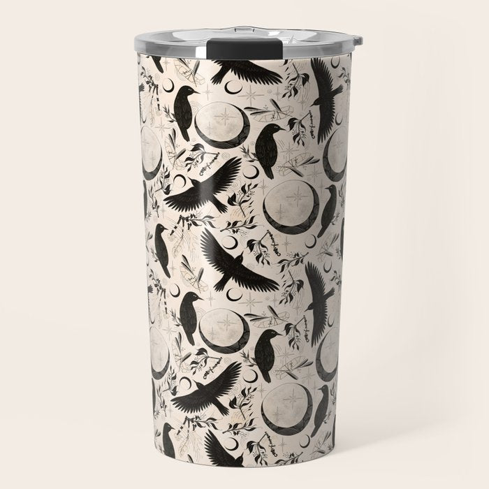 Raven Tarot Light Travel Mug Gallery Image 1
