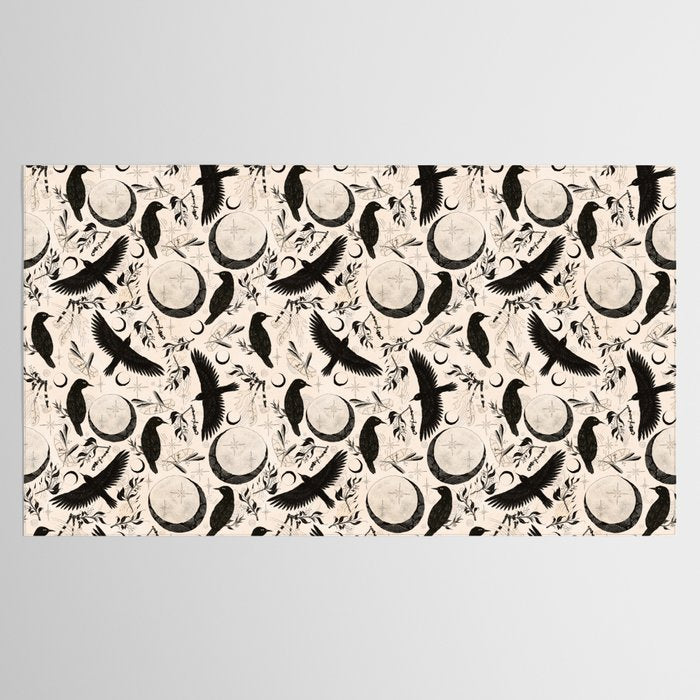 Raven Tarot Light Tablecloth Gallery Image 2