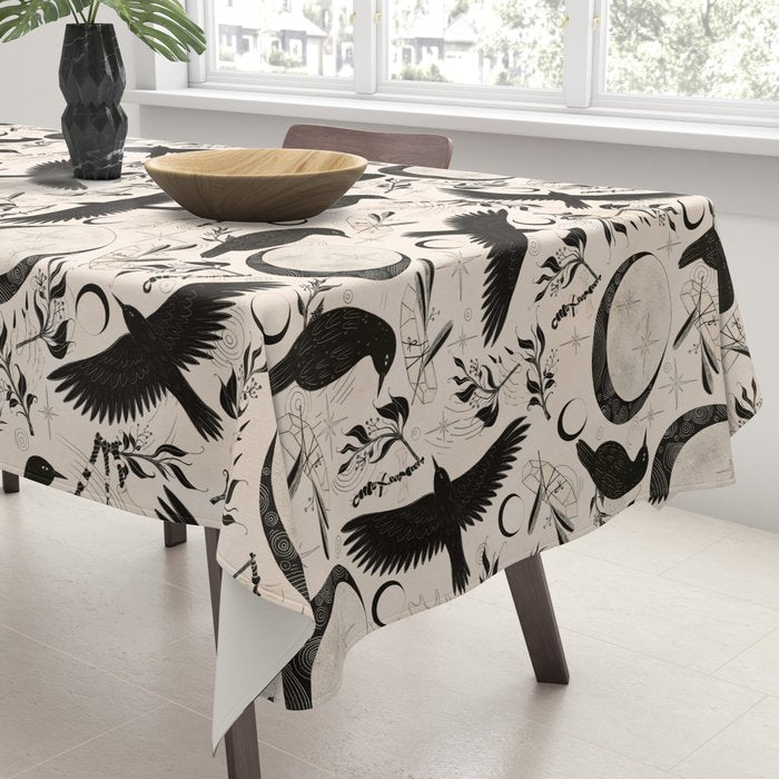 Raven Tarot Light Tablecloth Gallery Image 3