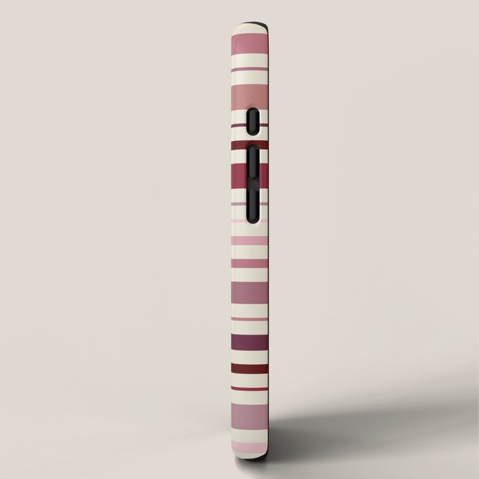 Dusty Rose Stripes iPhone Case Gallery Image 2