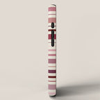 Dusty Rose Stripes iPhone Case Gallery Image 2