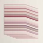 Dusty Rose Stripes Wrapping Paper Gallery Image 3