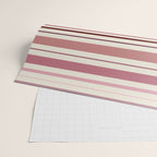 Dusty Rose Stripes Wrapping Paper Gallery Image 2