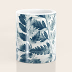 Modern Botanical Print - Blue Fern #2 Coffee Mug Gallery Image 4