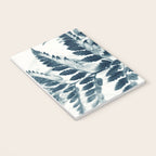 Modern Botanical Print - Blue Fern #2 Notebook Gallery Image 3