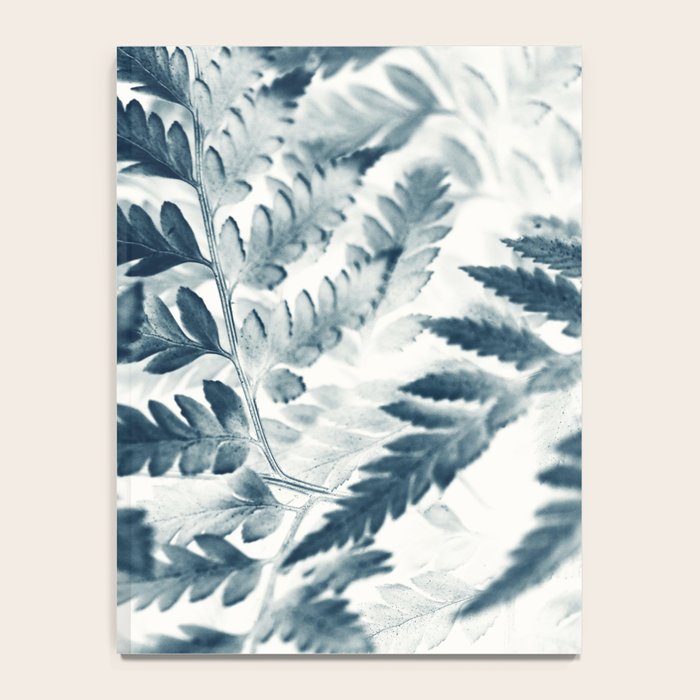 Modern Botanical Print - Blue Fern #2 Notebook Gallery Image 4