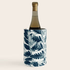 Modern Botanical Print - Blue Fern #2 Wine Chiller Gallery Image 1