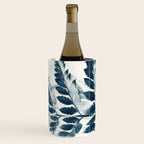 Modern Botanical Print - Blue Fern #2 Wine Chiller Gallery Image 2