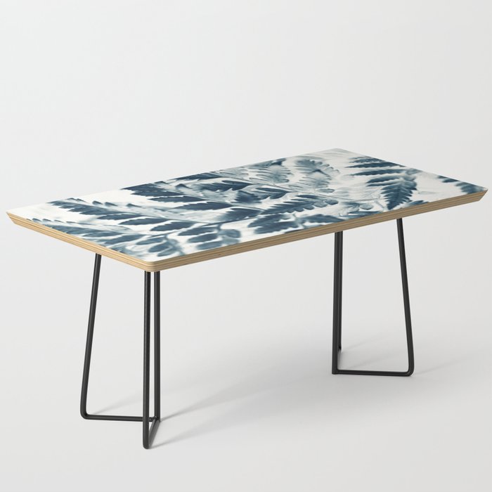 Modern Botanical Print - Blue Fern #2 Coffee Table Gallery Image 1