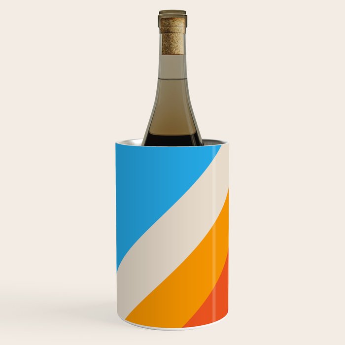 Gefjun - Classic Minimal Retro Summer Style Stripes Wine Chiller Gallery Image 2