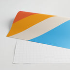 Gefjun - Classic Minimal Retro Summer Style Stripes Wrapping Paper Gallery Image 2