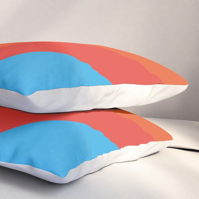 Gefjun - Classic Minimal Retro Summer Style Stripes Pillow Sham Gallery Image 3