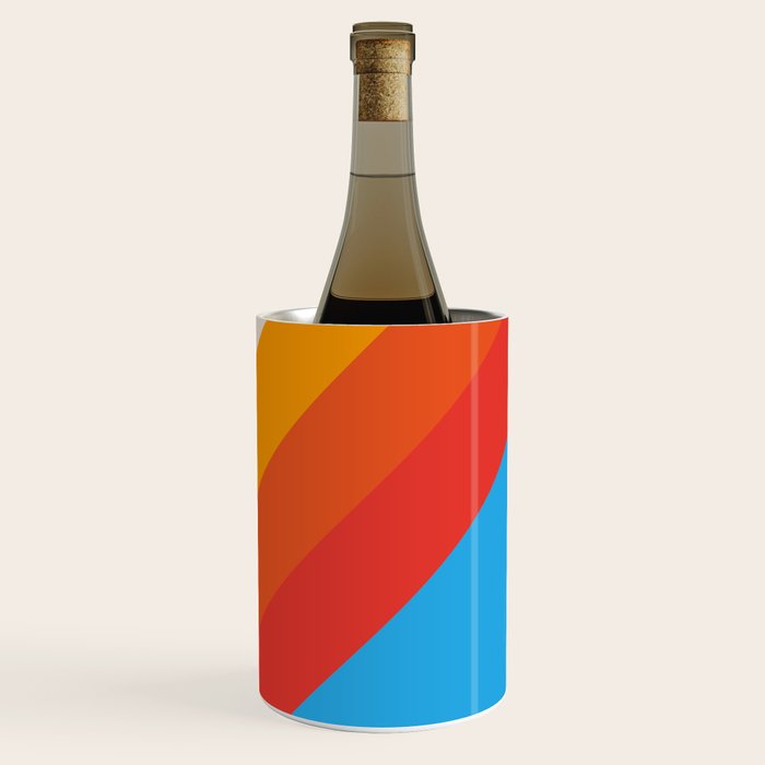 Gefjun - Classic Minimal Retro Summer Style Stripes Wine Chiller Gallery Image 3