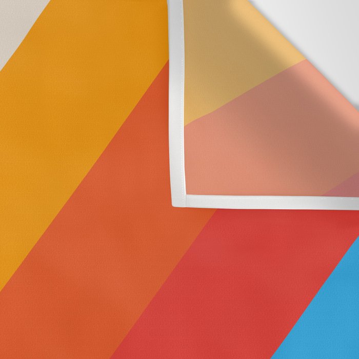 Gefjun - Classic Minimal Retro Summer Style Stripes Wall Tapestry Gallery Image 3