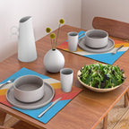 Gefjun - Classic Minimal Retro Summer Style Stripes Placemat Gallery Image 2