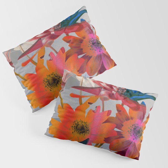 Garden Flowers  Pillow Sham Gallery Image 1