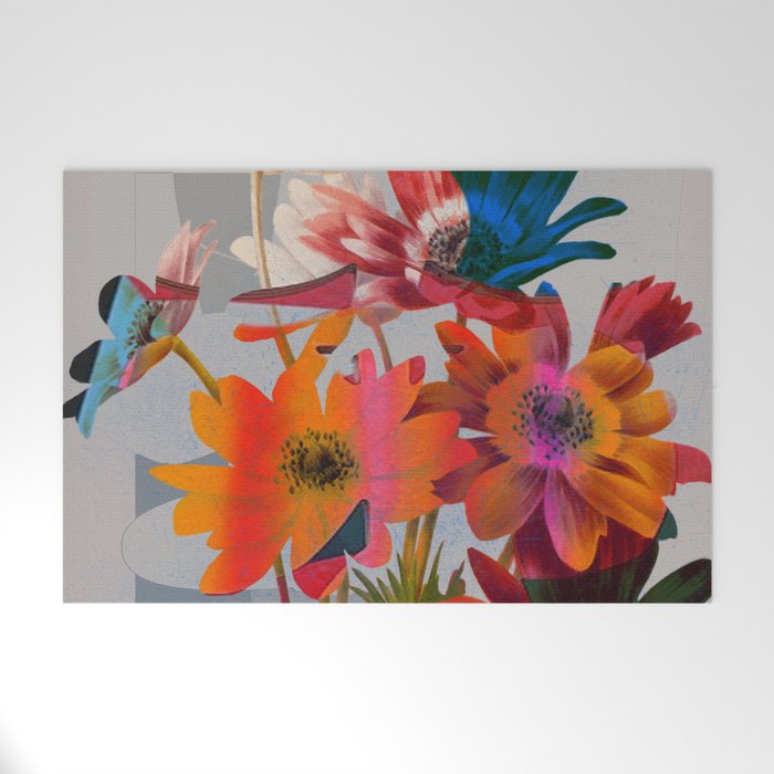 Garden Flowers  Welcome Mat Gallery Image 1