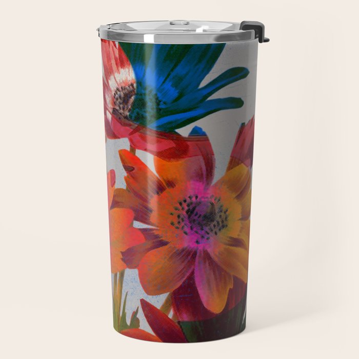 Garden Flowers  Travel Mug Gallery Image 2