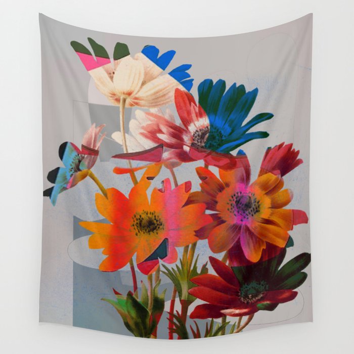 Garden Flowers  Wall Tapestry Gallery Image 4