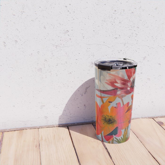 Garden Flowers  Travel Mug Gallery Image 4