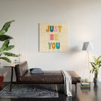 Just Be You | Colorful Lettering Wood Wall Art Gallery Image 2