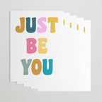Just Be You | Colorful Lettering Wrapping Paper Gallery Image 3