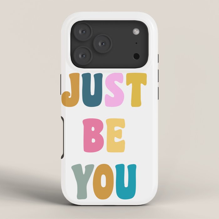 Just Be You | Colorful Lettering iPhone Case Gallery Image 3