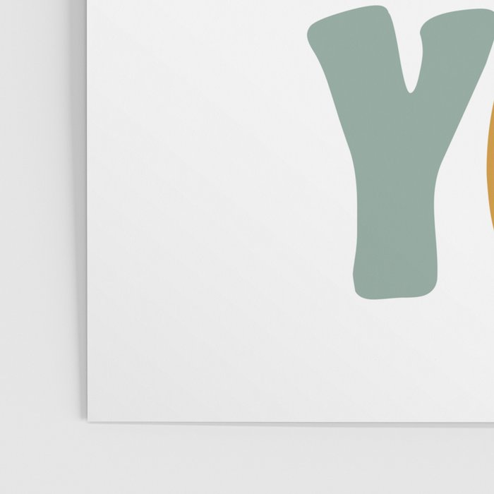 Just Be You | Colorful Lettering Poster Gallery Image 3
