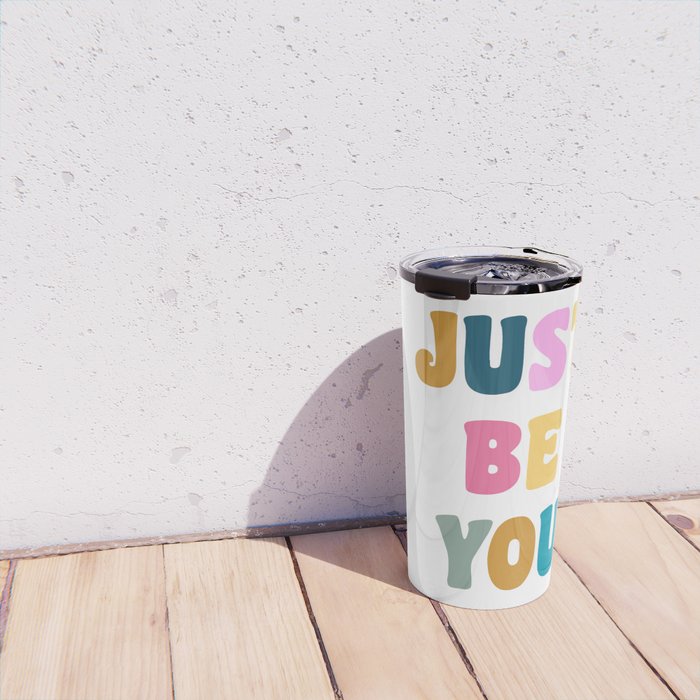 Just Be You | Colorful Lettering Travel Mug Gallery Image 4