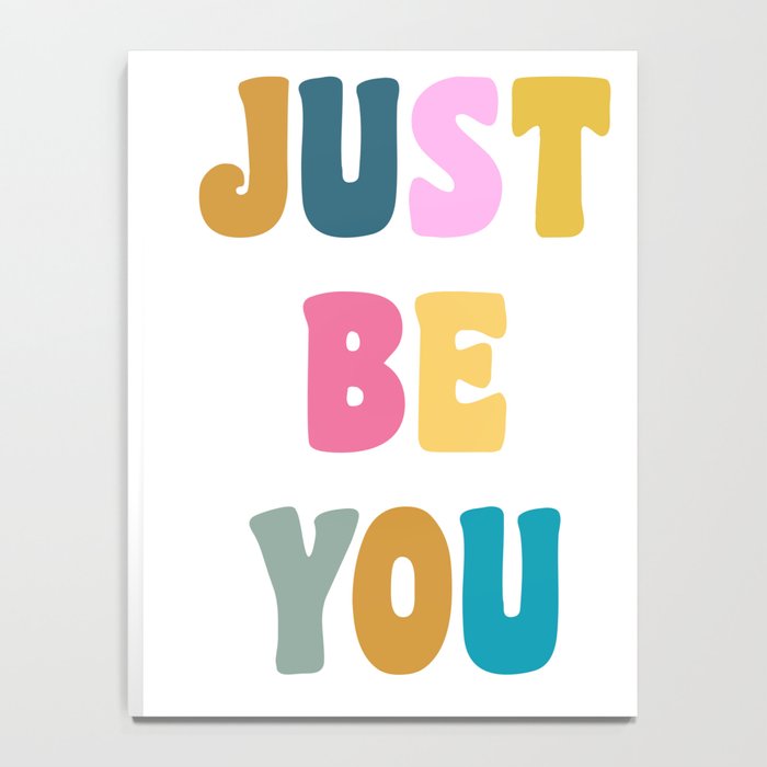 Just Be You | Colorful Lettering Notebook Gallery Image 4