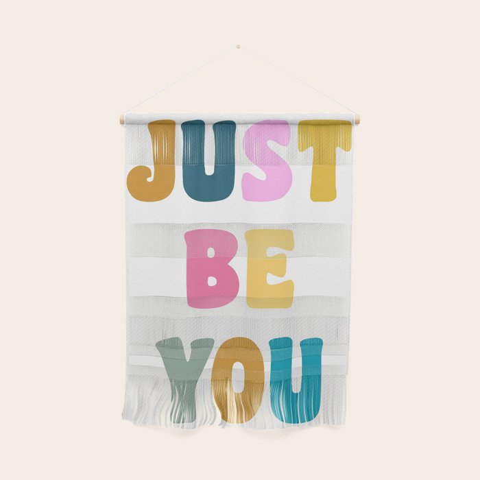 Just Be You | Colorful Lettering Wall Hanging Gallery Image 1