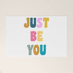 Just Be You | Colorful Lettering Welcome Mat Gallery Image 1