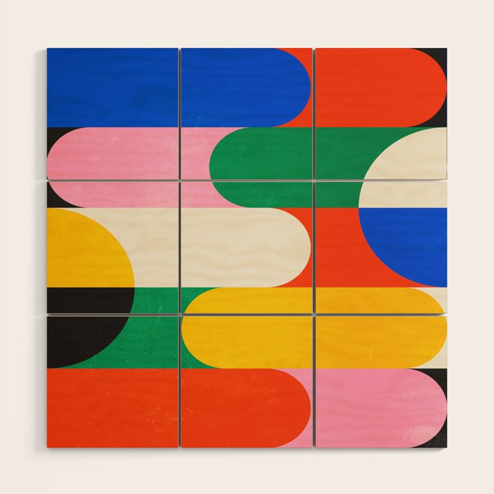 BAUHAUS 03: Exhibition 1923 | Mid Century Series  Wood Wall Art Gallery Image 1