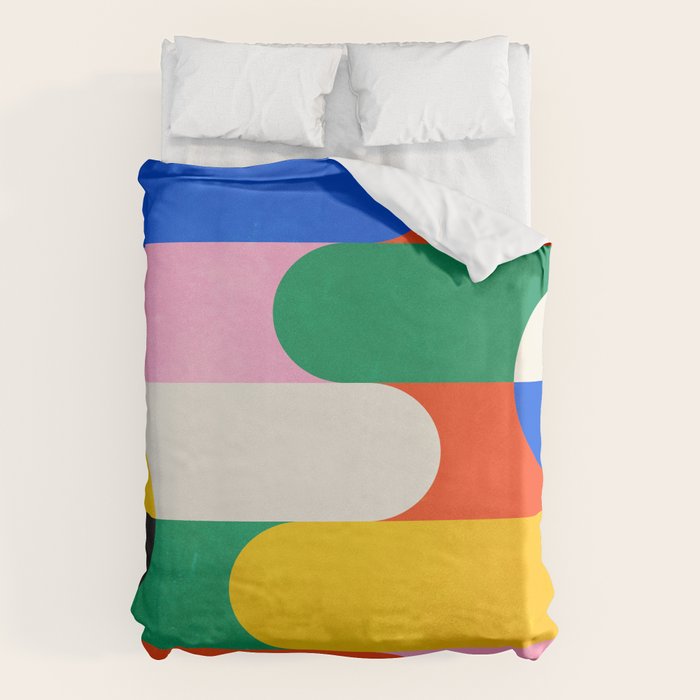 BAUHAUS 03: Exhibition 1923 | Mid Century Series  Duvet Cover Gallery Image 6