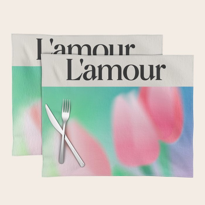 L'amour: Gradient Series 01 Placemat Gallery Image 1