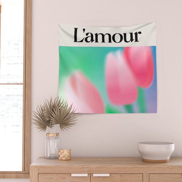 L'amour: Gradient Series 01 Wall Tapestry Gallery Image 2